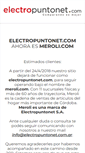 Mobile Screenshot of electropuntonet.com