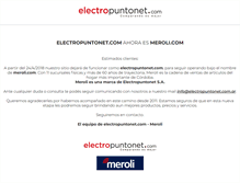 Tablet Screenshot of electropuntonet.com